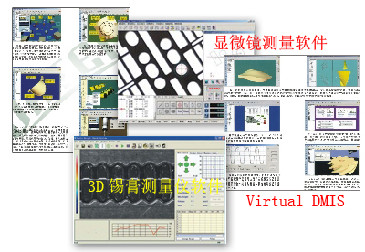 提供多種測量軟件